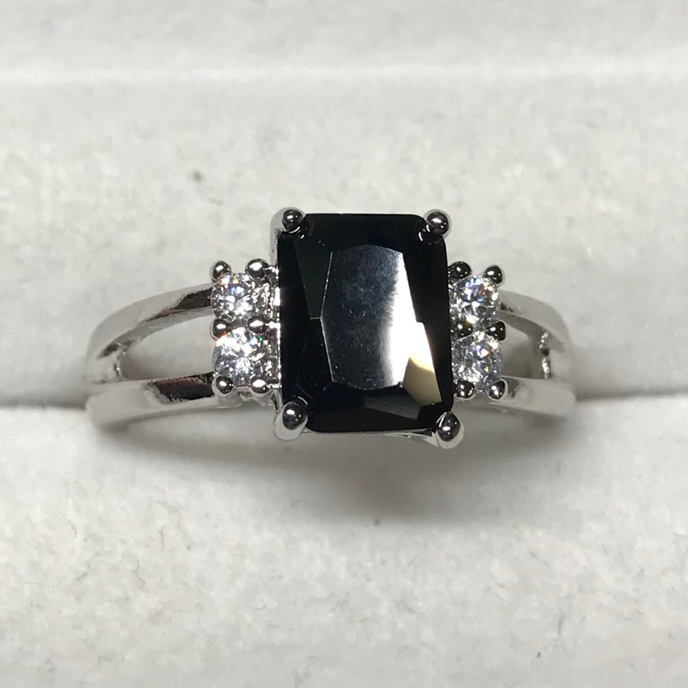 Size 8.5, Black “Onyx” Ring